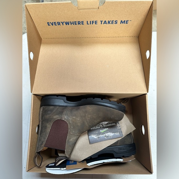 NWT/NWB BLUNDSTONE BOOTS Women’s 585 Rustic Brown - Picture 3 of 14